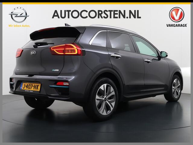 KIA e-Niro 64kWh Leer+Elek.Stoel+Memory+Gekoeld Warmtepomp ExecutiveLine JBL®-Hifi Adap.Cruise Camera Navi Ecc Pdc Stoelverwarming-Koeling SOH 100% Stuurverwarming Keyless Blind Spot Lane Assist Led Lmv 17" 1e Eigenaar Origineel Nederlandse Auto ¤ 48.000,- nieuw