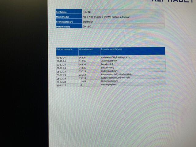 KIA e-Niro Edition 64 kWh - Fase 3, Carplay, Navi, Cruise, Clima, Stoel/Stuur verw.