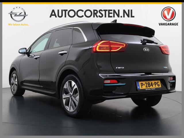 KIA e-Niro ExecutiveLine 64kWh SOH 100% Warmtepomp Panoramadak Adap.Cruise Stoelkoeling+Verwarming JBL®-Audio Leder Elek.Stoelen+Memory Camera Apple Carplay Android Auto Navi Stuur+Achterbankverwarming Blind Spot VESS Lane Assist Lmv Privacy Glas Led Pdc DAB Dealero