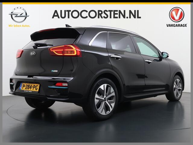 KIA e-Niro ExecutiveLine 64kWh SOH 100% Warmtepomp Panoramadak Adap.Cruise Stoelkoeling+Verwarming JBL®-Audio Leder Elek.Stoelen+Memory Camera Apple Carplay Android Auto Navi Stuur+Achterbankverwarming Blind Spot VESS Lane Assist Lmv Privacy Glas Led Pdc DAB Dealero