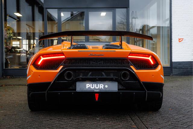 Lamborghini Huracán 5.2 V10 Performante Spyder Arancio Borealis - Centerlock - Sensonum Audio