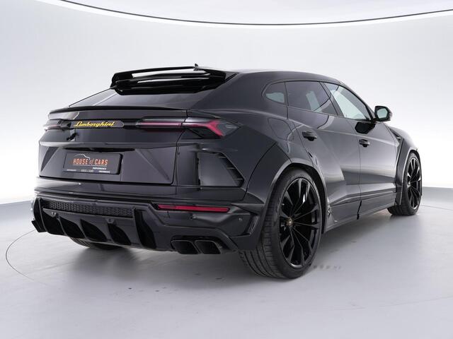 Lamborghini Urus 4.0 V8 782 pk |Novitec Esteso|PPF|Target Blue-eye|rearseat entertainment|keramisch|achterasbesturing|softclose|HUD|memory|360|Apple Carplay|dodehoek|adaptive|