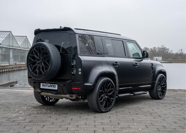 Land Rover DEFENDER P300e 110 X-Dynamic HSE | VERWACHT | Satin PPF Stealth | Alle Opties | 24" Vossen | Meridian Surround | Head-Up | Standkachel | 3-Zone Airco |