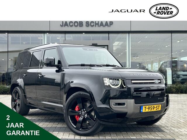 Land Rover DEFENDER 110 P400e 404pk AWD 110 X-Dynamic HSE | Panoramisch schuifdak | Geklimatiseerde voorstoelen | Cognac (Tan) leder |