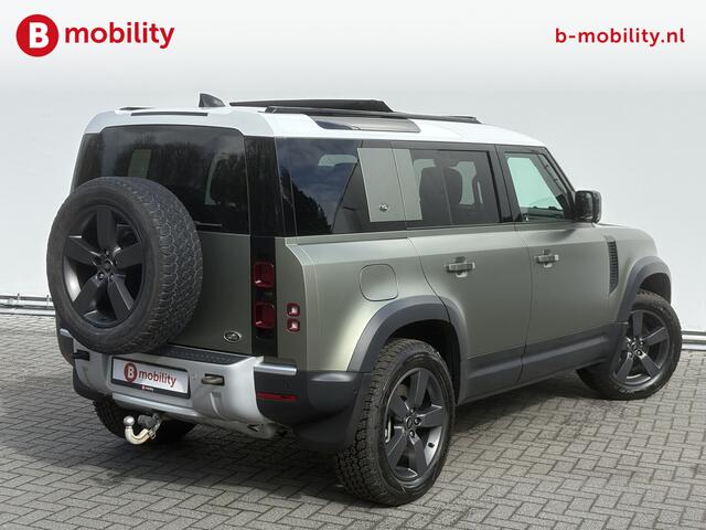 Land Rover DEFENDER 110 2.0 P400e 110 X Hybride AWD 4x4 Trekhaak 3000kg | Adaptive Cruise Control | Panoramadak | Luchtvering | 360 Camera