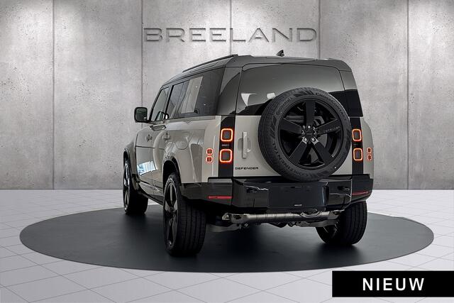 Land Rover DEFENDER 110 P300e 110 HSE Dynamic Edition | Panoramadak | Elektrische trekhaak | 22" Gloss Black Borasco Grey/Ebony