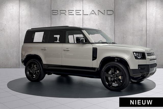 Land Rover DEFENDER 110 P300e 110 HSE Dynamic Edition | Panoramadak | Elektrische trekhaak | 22" Gloss Black Borasco Grey/Ebony