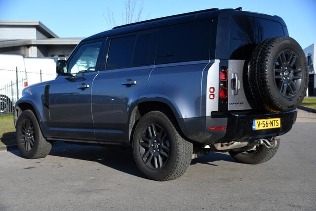 Land Rover DEFENDER Hard Top 3.0 D250 110 MHEV S 360 Camera, Carplay, Automaat, Cruise, Grijs kenteken, 249pk, Leder, LED, Stuurverwarming, BOM VOL!