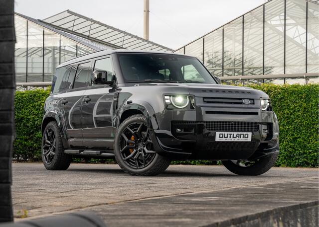 Land Rover DEFENDER 110 P300e 110 X-Dynamic HSE | Outland Edition II | Full Options | Koelkast | Carpathian Grey | Ebony leder |