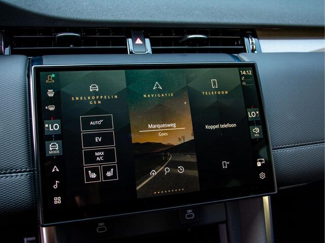 Land Rover DISCOVERY SPORT P300e 1.5 R-Dynamic SE | Adapt. Cruise | Stoelverwarming | Blackpack | Facelift | Panorama dak | 360° camera | 20"