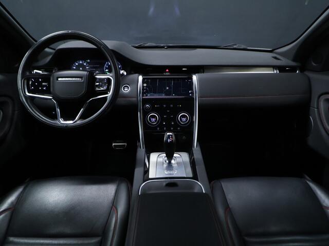 Land Rover DISCOVERY SPORT P300e 1.5 R-Dynamic HSE [CRUISE, STOELVERWAMING, STUURVERWAMING, CAMERA, APPLE CARPLAY, ELEKTRISCHE ACHTERKLEP, LANE ASSIST, MEMORY, TREKHAAK, NAVIGATIE, NIEUWSTAAT]