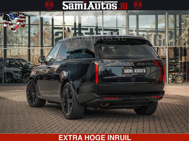 Land Rover RANGE ROVER P550e 551 PK GARANTIE TOT 14-03-2029 | ACHTERAS BESTURING | SOFT CLOSE | HEAD-UP | FACELIFT MODEL | 23 INCH VELGEN | PANORAMADAK | STUURVERWARMING | STOEL KOELING | Incl btw | Fabrieksgarantie tot 14-03-2029 - Geniet van gemoedsrust met uitgebreide dekkin