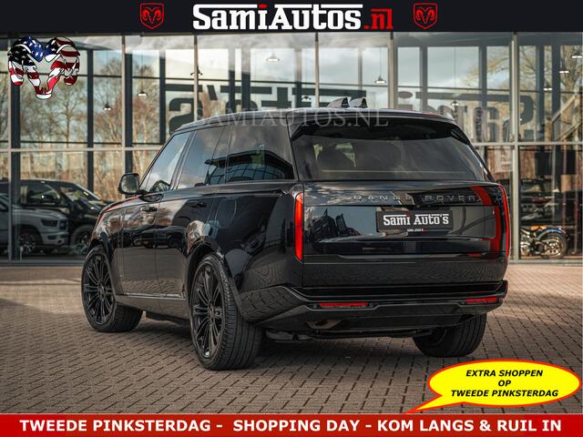 Land Rover RANGE ROVER P550e 551 PK GARANTIE TOT 14-03-2029 | ACHTERAS BESTURING | SOFT CLOSE | HEAD-UP | FACELIFT MODEL | 23 INCH VELGEN | PANORAMADAK | STUURVERWARMING | STOEL KOELING | Incl btw | Fabrieksgarantie tot 14-03-2029 - Geniet van gemoedsrust met uitgebreide dekkin