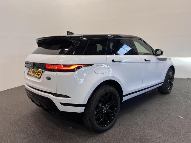 Land Rover RANGE ROVER EVOQUE 1.5 P300e AWD R-Dynamic SE Panoramadak Navigatie Apple Carplay/Android Auto Camera Parkeersensoren Adaptive Cruise Control Dodehoek Assistent Elektrische achterklep Stoel- en stuurverwarming Memory stoelen Climate Control Ledverlichting