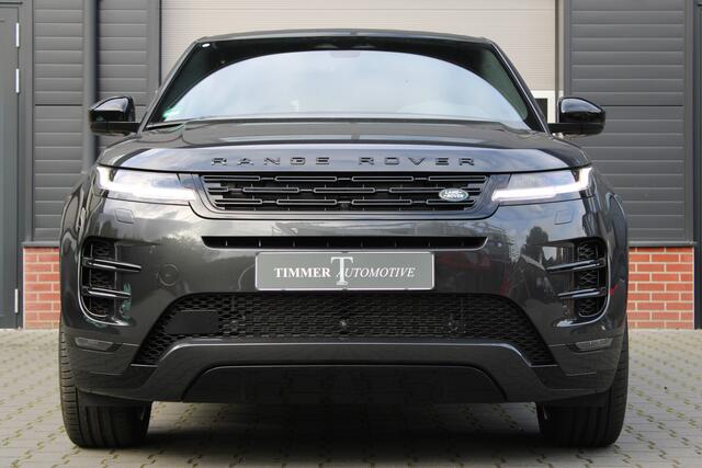 Land Rover RANGE ROVER EVOQUE 1.5 P270e PHEV AWD Dynamic SE 5 jaar fabrieksgarantie vanaf 2 sept/2025 tot 150.000 km Black Pack - Panoramadak - 20 inch Speciale kleur: Carpation Grey