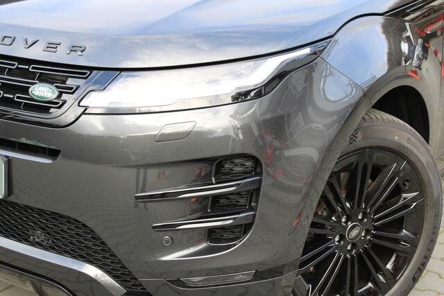Land Rover RANGE ROVER EVOQUE 1.5 P270e PHEV AWD Dynamic SE 5 jaar fabrieksgarantie vanaf 2 sept/2025 tot 150.000 km Black Pack - Panoramadak - 20 inch Speciale kleur: Carpation Grey