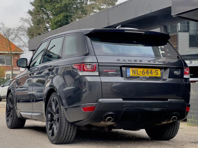 Land Rover RANGE ROVER SPORT 3.0 TDV6 AUT8 BLACK-EDITION PANODAK VOL-LEDER 22 INCH-LMV NAVI CAMERA LED PDC