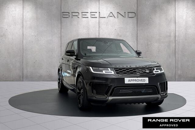 Land Rover RANGE ROVER SPORT P400e SE Panoramadak | 21 inch Gloss black Santorini Black / Ebony