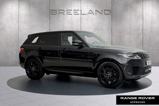 Land Rover RANGE ROVER SPORT P400e SE Panoramadak | 21 inch Gloss black Santorini Black / Ebony