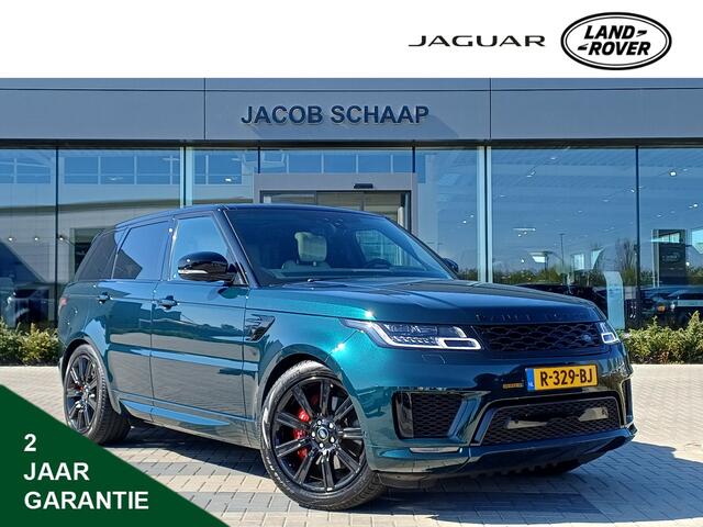 Land Rover RANGE ROVER SPORT P400e 404pk AWD HSE Dynamic | NL Auto | British Racing Green | Ivory leder | Adaptive Cruise | Panoramadak |