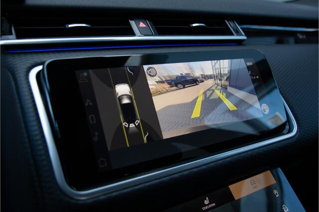 Land Rover Velar Range Rover 2.0 P400e R-Dynamic SE | ACC | Pano | Meridian | Lane & Side Assist | Stuurverwarming | Dealer OH | Ruitverwarming | Apple Carplay | 20"| SV | N.P ¤101.969,- | 14-Weg Stoelen | Memory | Black Pack | Ambiance | LED |