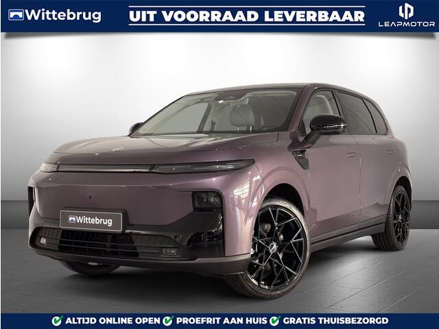 Leapmotor B10 Design ProMax 67.1 kWh Volledig Elektrisch met 20 inch Lichtmetalen velgen, Lederen bekleding en Camera Uit voorraad leverbaar!
