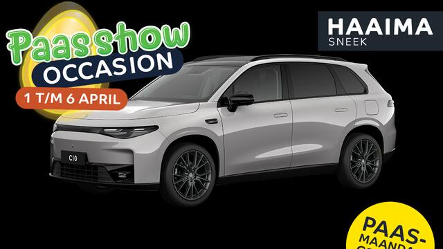 Leapmotor C10 Design ProMax 81.9 kWh | Nieuwe auto | Wltp 510km | 299 PK | Stuur verwarming | Stoel verwarming en ventilatie | 1500 kg trekgewicht | Panorama dak | Zeer veel ruimte