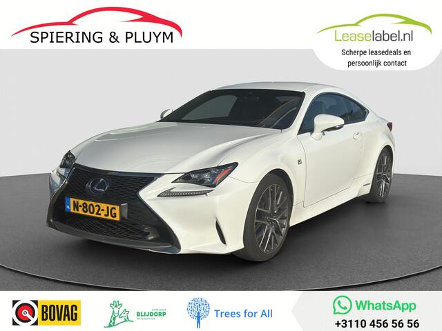 Lexus RC 300h F SPORT | Dealer onderhouden | Dodehoek | Keyless | Stoel vent.