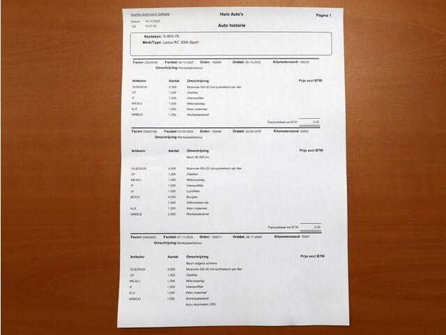 Lexus RC 300h F SPORT Line | Mark Levinson | Stoelventilatie | Safety Pac