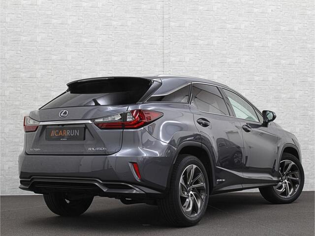 Lexus RX 450h 4WD President Line | Panorama | Origineel NL | 360 Camera | Mark-Levinson Sound | ACC | Stoelventilatie | Leder | Head-Up | Memory | Keyless-Entry | Stoelverwarming V+A | ISO-Glas | Zonwering | LED | Lane-Assist | Dodehoek | DAB | Draadloos Laden |