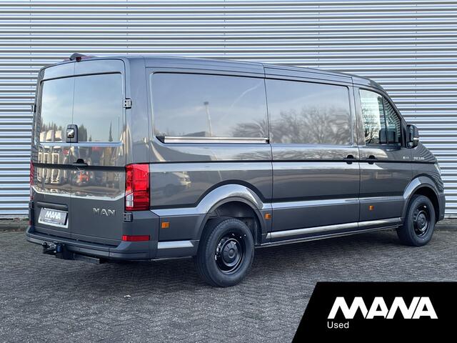 MAN TGE 35 2.0 L3H2 3.180 180PK Automaat 4x4 LED Camera Sensoren Car-Play Trekhaak Cruise