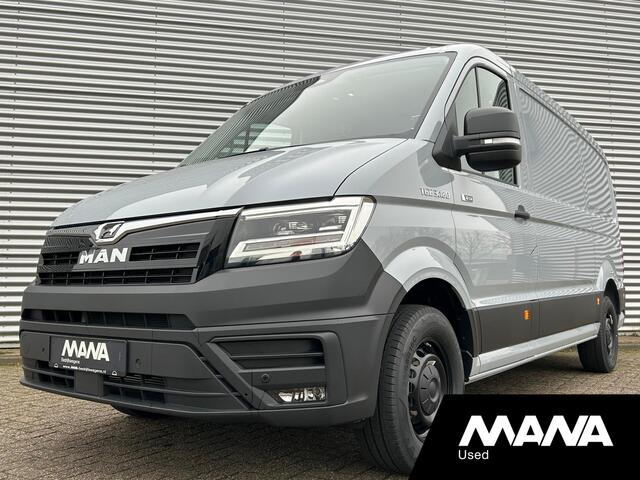 MAN TGE 35 2.0 L3H2 3.180 180PK Automaat 4x4 LED Camera Sensoren Car-Play Trekhaak Cruise
