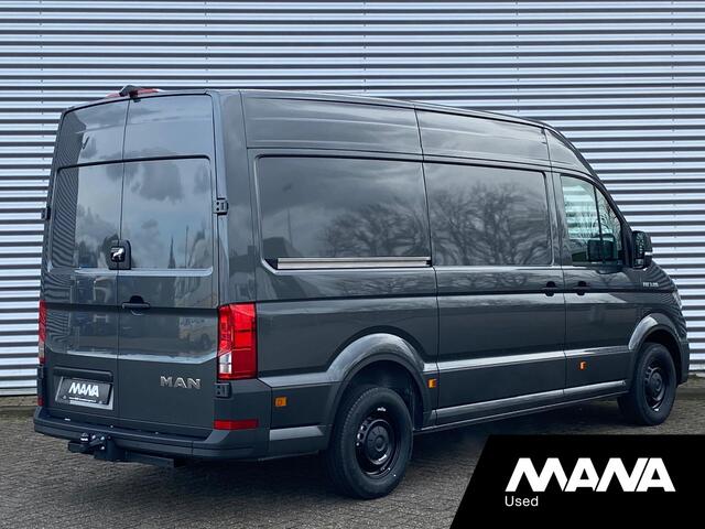 MAN TGE 35 2.0 3.180 180PK Automaat L3H3 Navi Sensoren Climatronic LED ACC Leder/Verwarmde-Stuur/Massagestoel CarPlay Trekhaak Camera BlindSpot