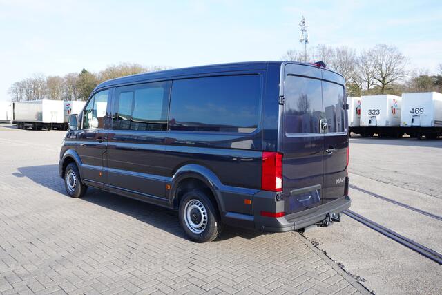 MAN TGE 3.140 | L3H2 | Aut | FACELIFT | Commander BOMVOL! | ACC | App-Connect | Camera | Stoel- en Stuurverwarming | Trekhaak | Dubbele cabine