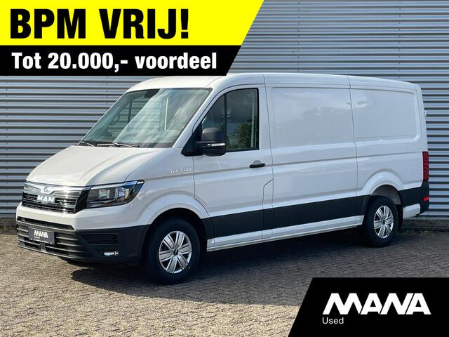 MAN TGE 3.140 L3H2 140PK BPM VRIJ Camera Airco Cruise control