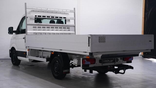 MAN TGE 3.140 140 pk DSG Aut. Pick Up / Open Laadbak Navi, Camera, Trekhaak 3.000 kg, LxBxH 383x225x40 cm, 3-Zits