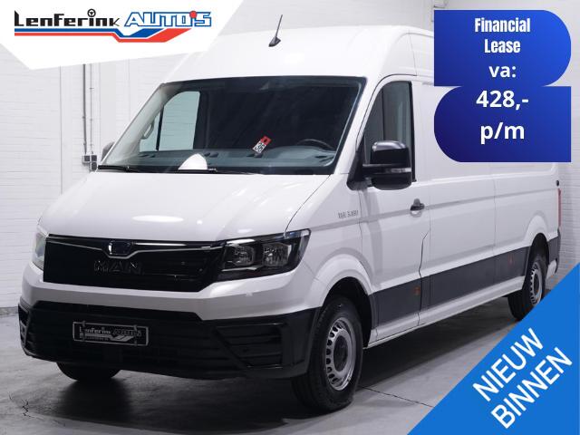 MAN TGE 3.180 180 pk DSG Aut. L4H3 Apple Carplay, Camera 270 Graden Achterdeuren, Laadruimte Pakket, Trekhaak, 3-Zits