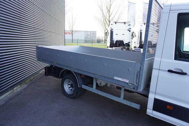 MAN TGE 5.180 dubbellucht 180pk open laadbak Trekhaak Standkachel Cruise control 3-Zits Euro6