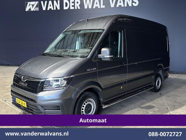 MAN TGE 2.0 177pk Automaat L3H3 L2H2 Euro6 Airco | Camera | 3000kg Trekhaak | Apple Carplay | Chauffeursstoel Android Auto, Cruisecontrol, Sidebars, Bijrijdersbank