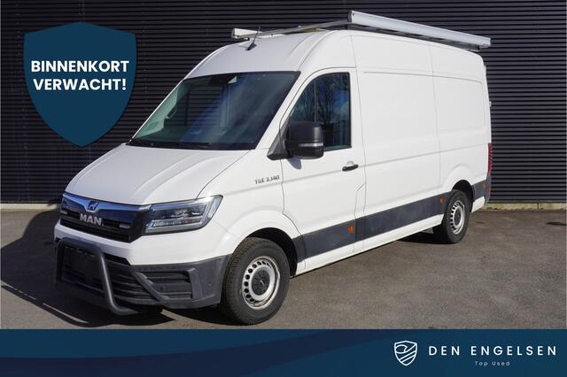 MAN TGE 140 PK L3H3/L2H2 Apple Carplay LED Camera Cruise control Trekhaak Airco Imperiaal Bullbar Inrichting