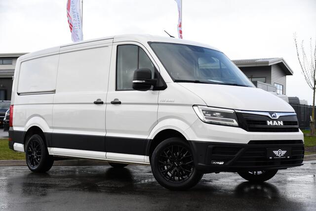 MAN TGE 3.180 35 2.0 L3H2 PB Edition Adaptieve Cruise, Camera, Carplay, 177pk, Stoelverwarming, LED, Automaat, Sensoren, Trekhaak, Uniek!