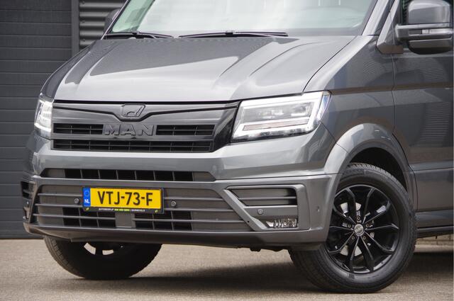 MAN TGE 3.180 35 2.0 177PK AUT. LED, 2X SCHUIDEUR, LEDER, TREKHAAK, CAMERA, CLIMA, STOELVERWARMING, STUURVERWARMING, VOORRUITVERWARMING, PARKEERSENSOREN, ADAPT. CRUISE, NL AUTO, NAP, DUBBELE SCHUIFDEUREN