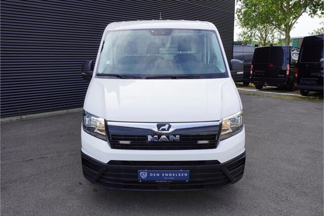 MAN TGE 180pk Automaat Dubbellucht open laadbak Tacho Cruise control Airco 3-Zits Pick-Up