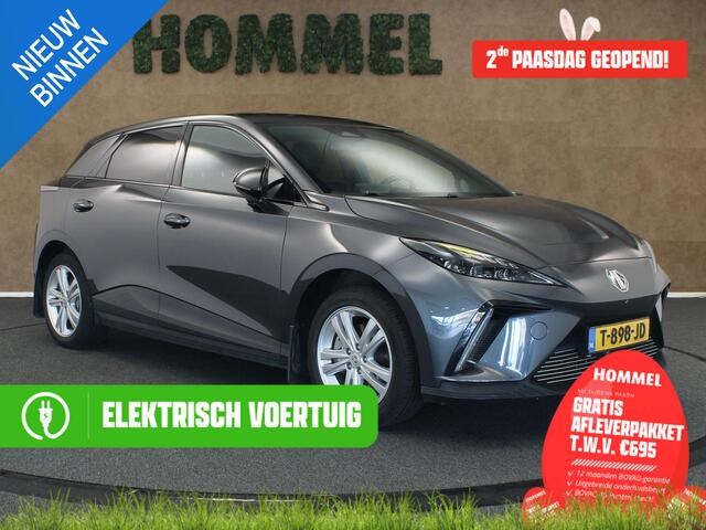 MG 4 MG4 Electric Luxury 64 kWh SOH 96.1%!! - ORIGINEEL NEDERLANDSE AUTO - DODEHOEKDETECTIE - 3 FASE LADEN - STUURVERWARMING - ACHTERUITRIJCAMERA - CRUISE CONTROL ADAPTIEF - CLIMATE CONTROL - FULL-MAP NAVIGATIESYSTEEM - STUUR/VOORSTOELEN VERWARMD
