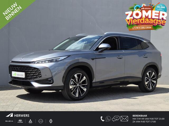MG HS 1.5 TGDI Luxury / Fabrieksgarantie tot 12-2032<150.000 km / Stuur- & Stoelverwarming / Elektrische achterklep / Rondomzicht camera / Apple Carplay Android Auto / Adaptief cruise control / Draadloze telefoon lader / Keyless Entry/Start /