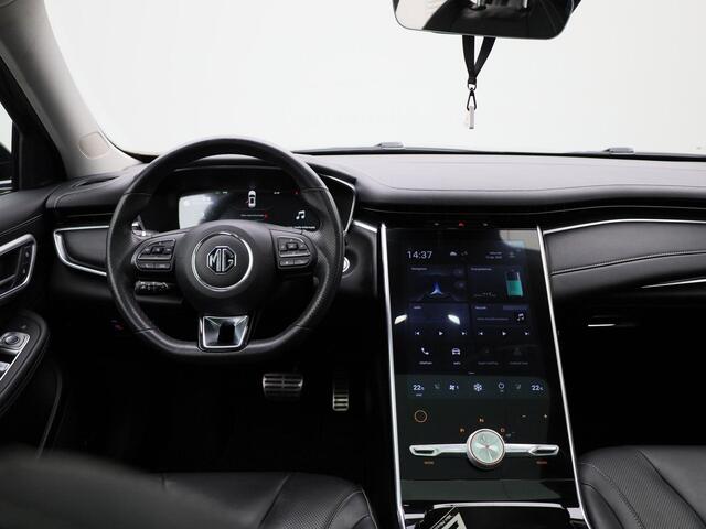MG Marvel R Luxury 70 kWh | Elektr. bed. achterklep | Climate Control / ECC | Panoramadak, Open dak | Licht metalen velgen 19 inch | Cruise control | Navigatie | Lederen bekleding | Stoelverwarming | LED koplampen | Park Distance Control voor en achter | Achteruitrij