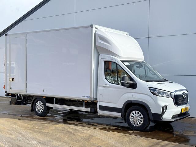 Maxus eDELIVER 9 65kWh Nieuw! DHollandia Laadklep 172km WLTP 204PK 80kW Snelladen Carplay Adaptieve Cruise Control LED Airco Koffer Bakwagen Meubelbak