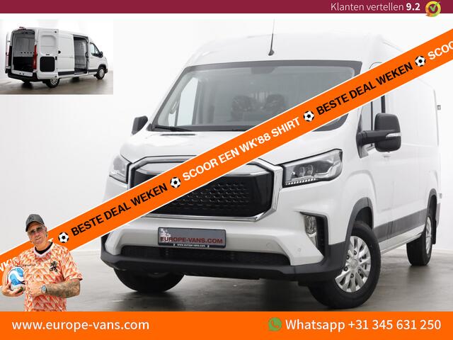 Maxus eDELIVER 9 L3H2 72kWh WLTP Range 280km 100% Elektrisch Airco/Camera NIEUW 02-2024