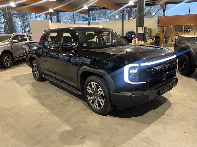 Maxus eTERRON 9 eTerron 9 102 kWh 4X4 VOLLEDIG ELECTRISCH 5 PERS 3500 KG TREKGEWICHT GARANTIE ¤ 69.500 EXCL Unieke EV 4X4 en 3500 TREKGEWICHT 480 km bereik mag in elke MILIEU ZONE ideale bedrijfsauto met unieke mogelijkheden DIRECT LEVERBAAR RIJKLAAR