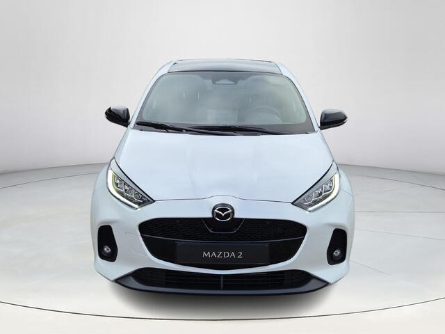 Mazda 2 Hybrid 1.5 Homura Plus | Achteruitrijcamera | Stoel/stuurverwarming | Apple Carplay/Android Auto | Climate control | Lichtmetalen velgen | Panorama dak |